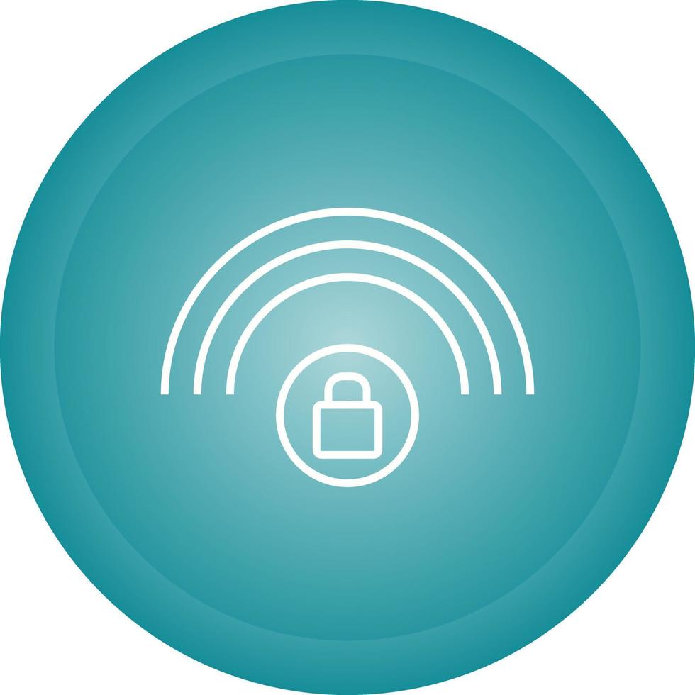 Protected Wifi Vector Icon