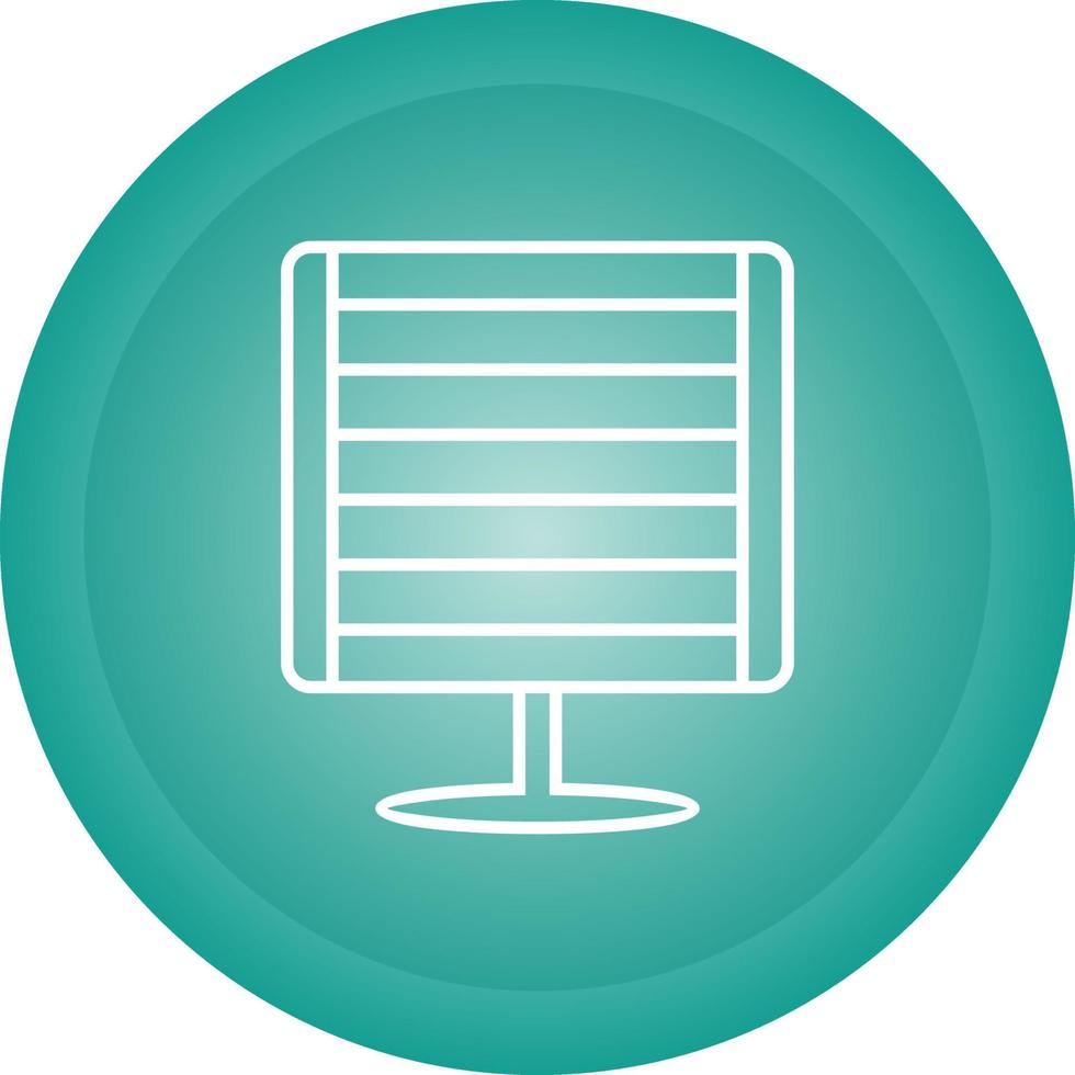 Infrared Heater Vector Icon