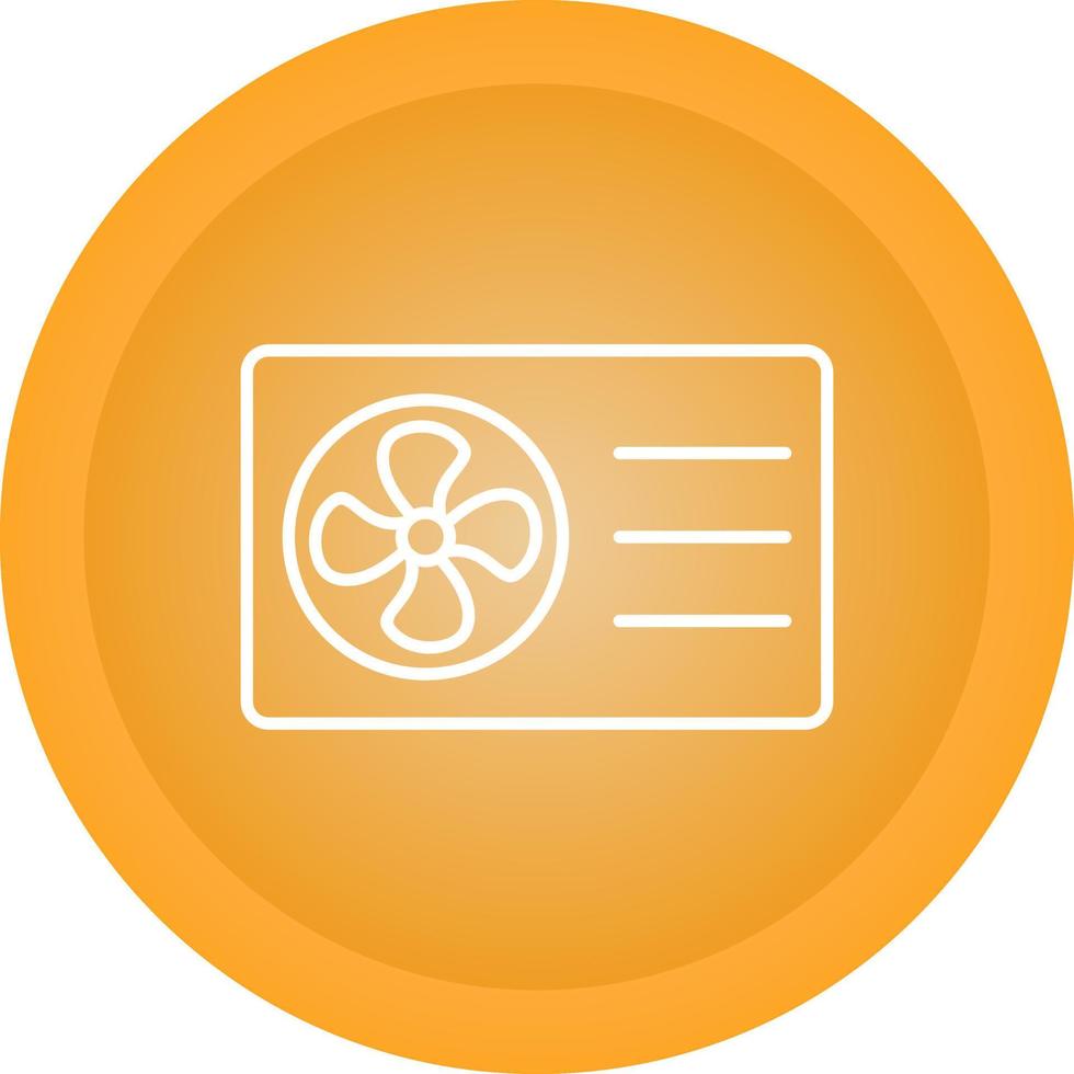 AC Outside Unit Vector Icon