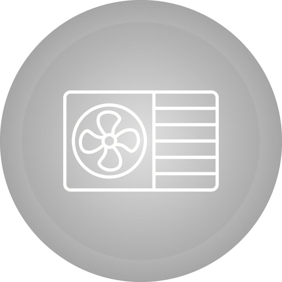 AC Window Unit Vector Icon
