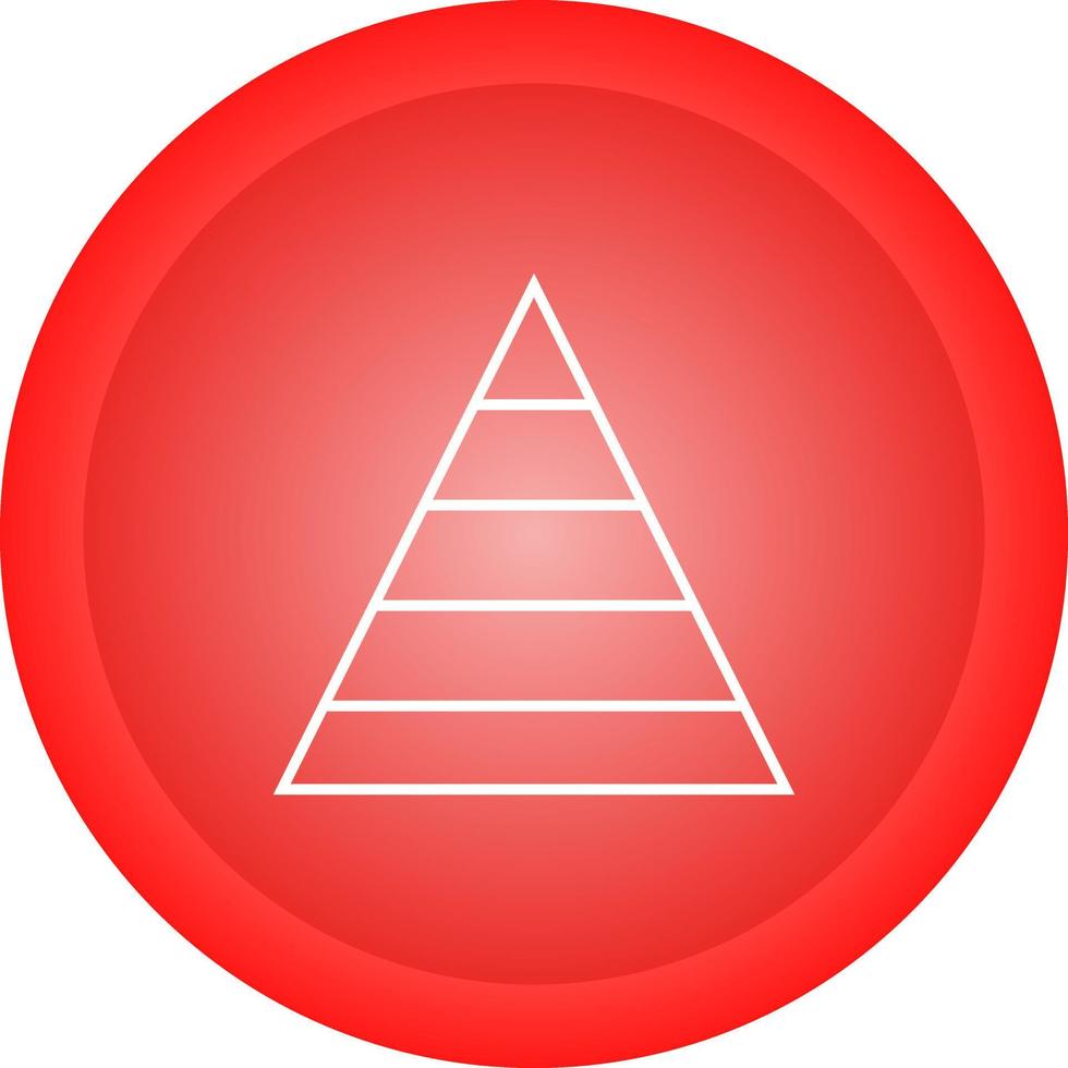 Pyramid Graph Vector Icon