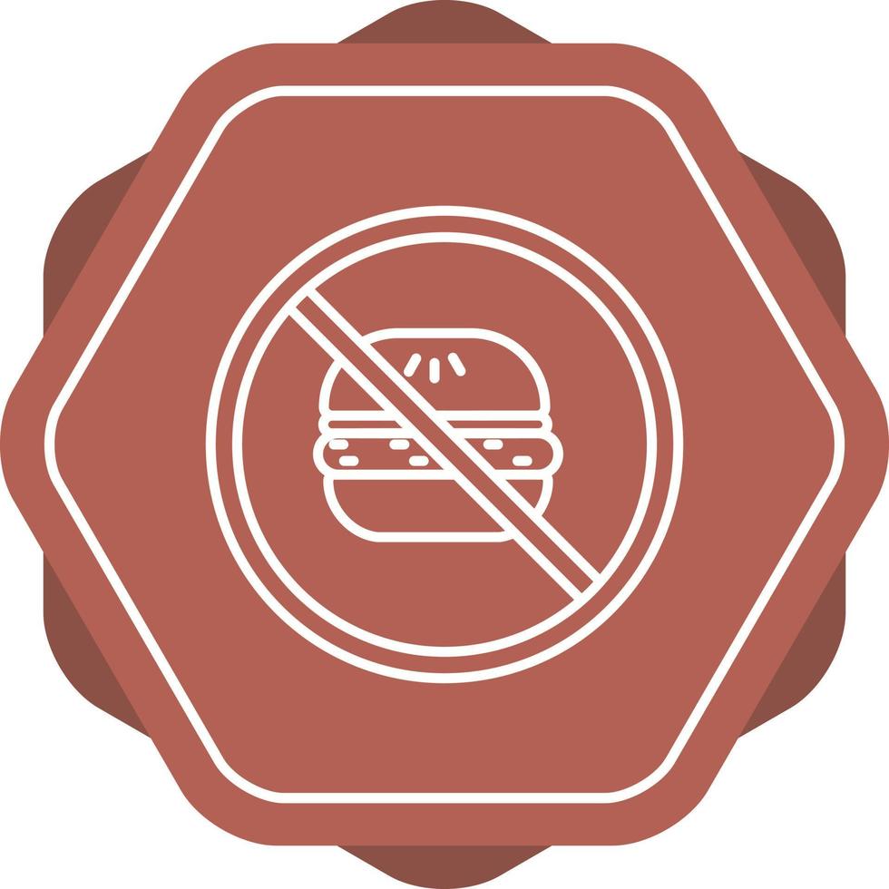 No Eating Vector Icon