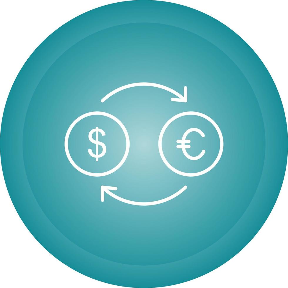 Dollar to Euro Vector Icon