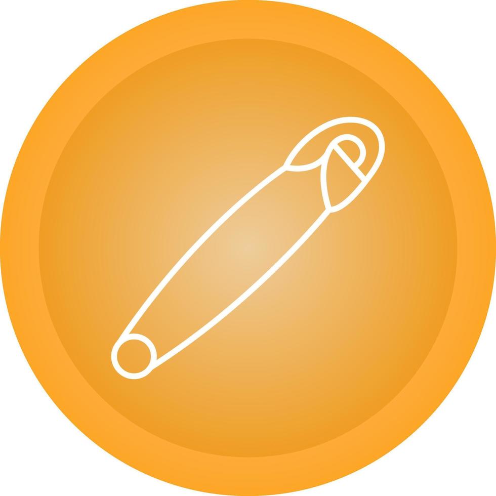 Safety Pin Vector Icon