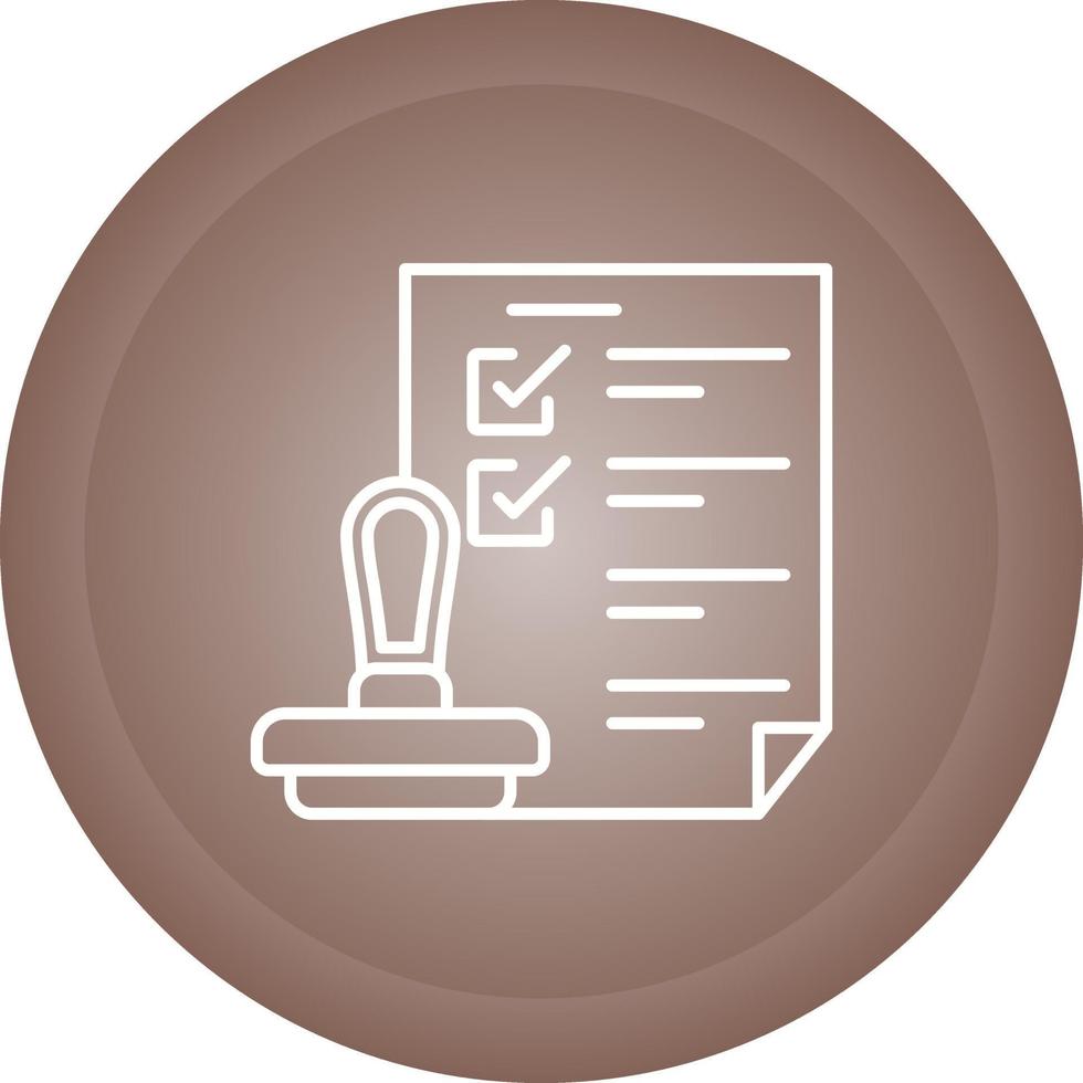 Stamp Vector Icon