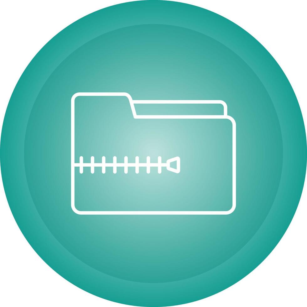 Zip File Vector Icon