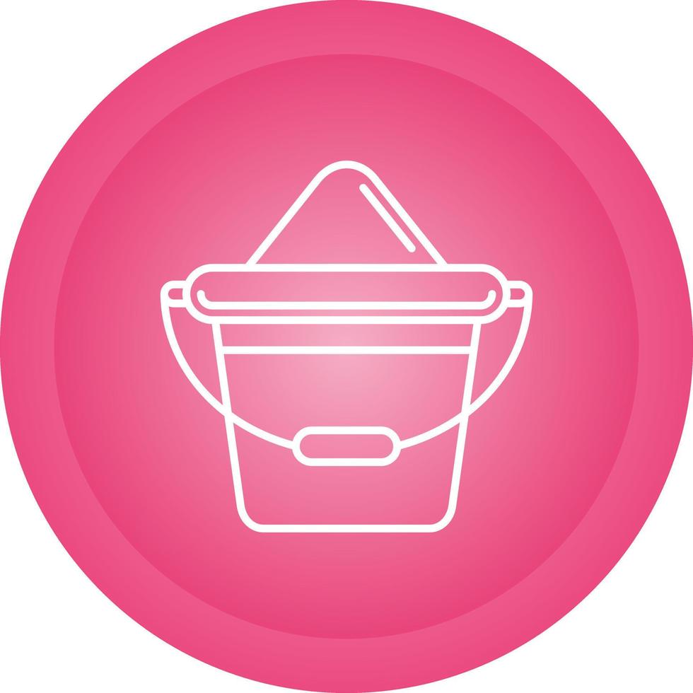 Sand Bucket Vector Icon