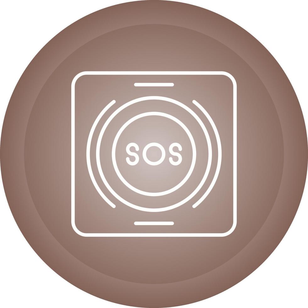Emergency Button Vector Icon