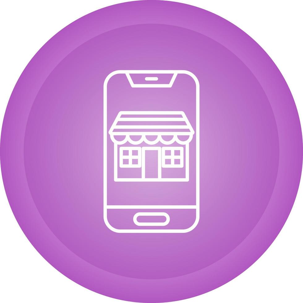Mobile Store Vector Icon
