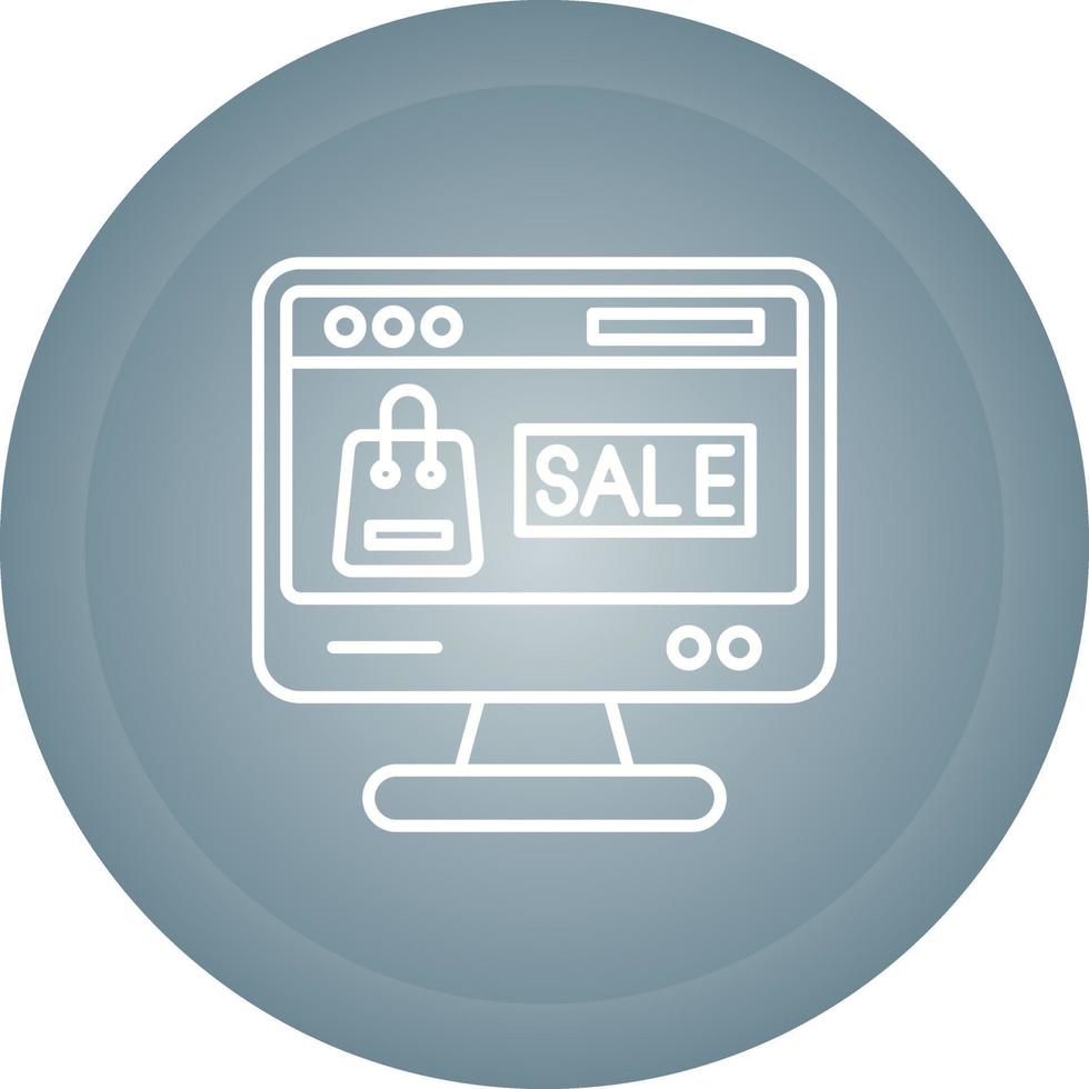 Online Sale Vector Icon