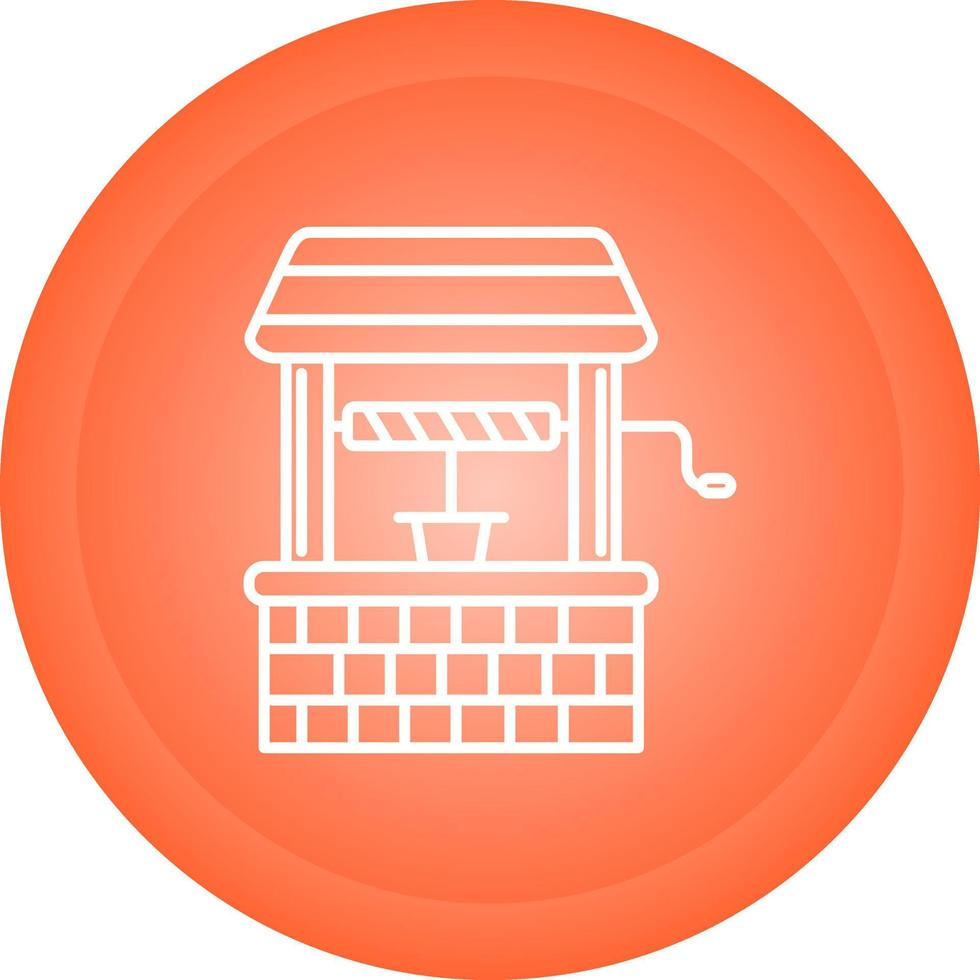 Water Well Vector Icon