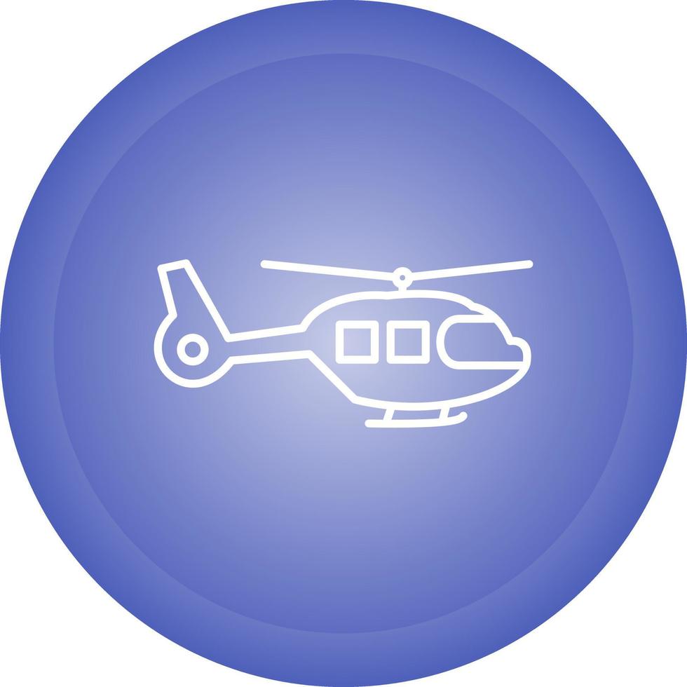 Helicopter Vector Icon