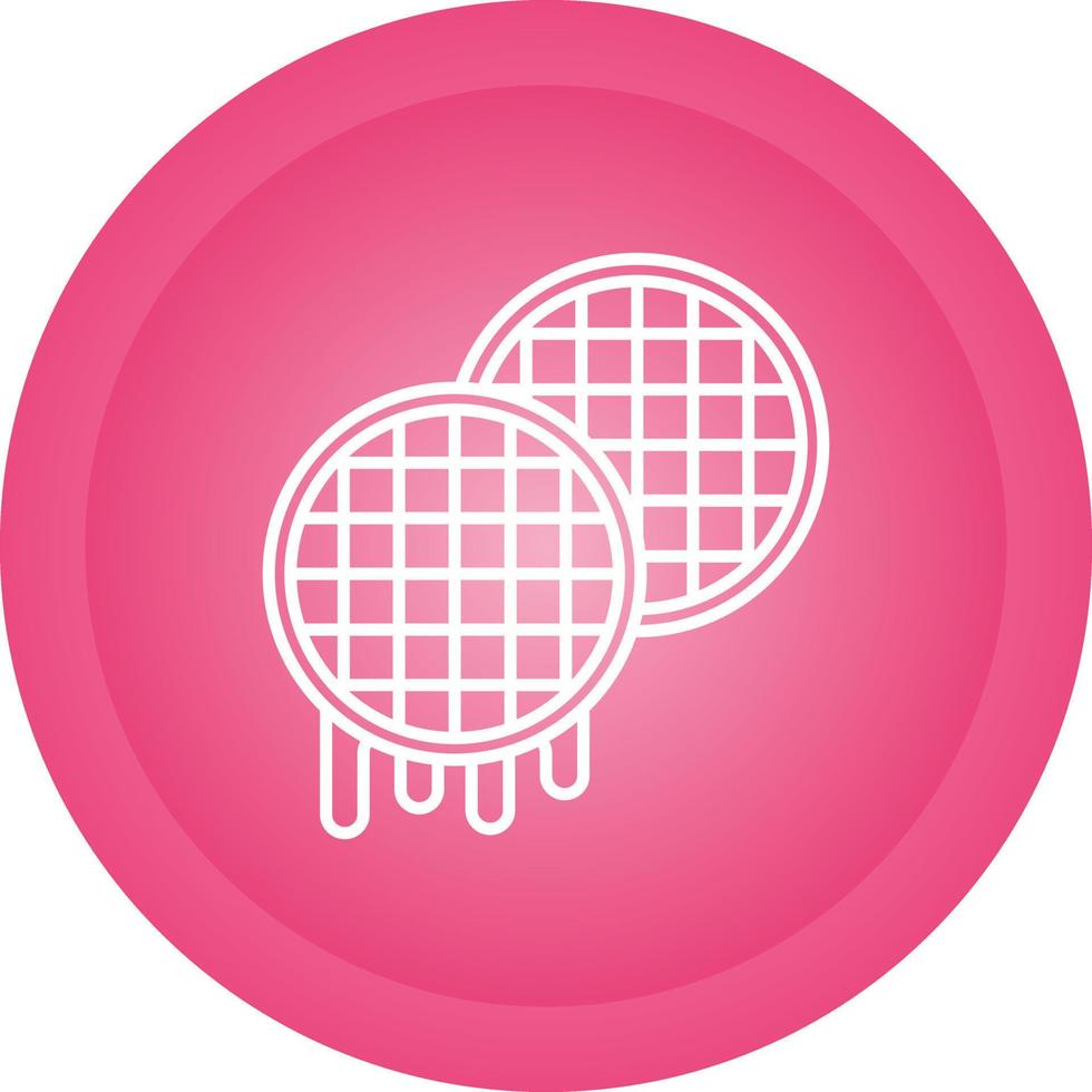 Waffle Vector Icon