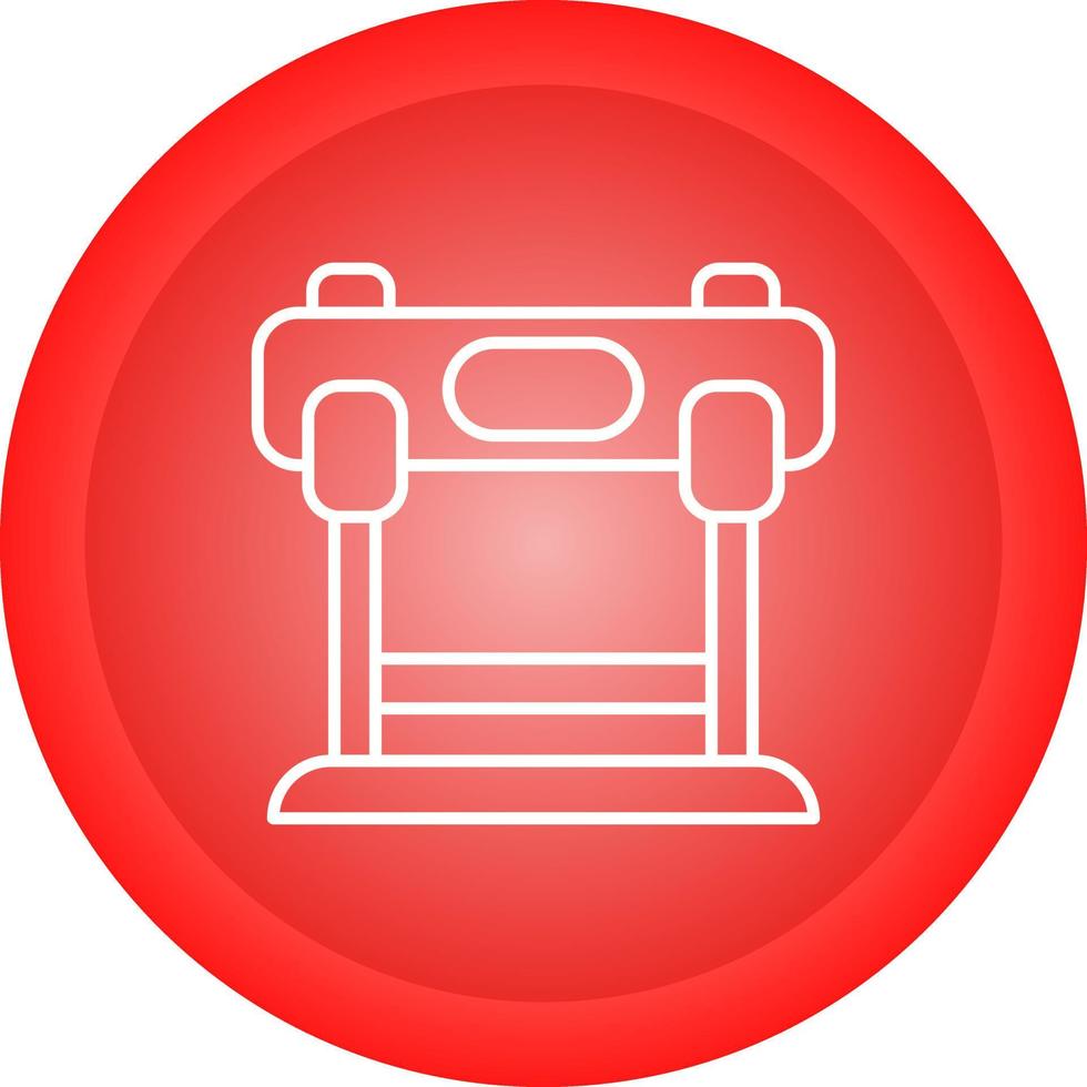 Hurdles Race Vector Icon
