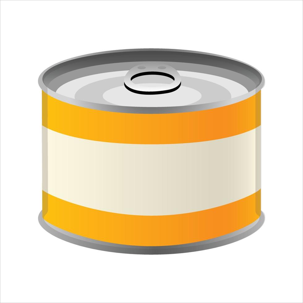 Canned Food Illustration Vector
