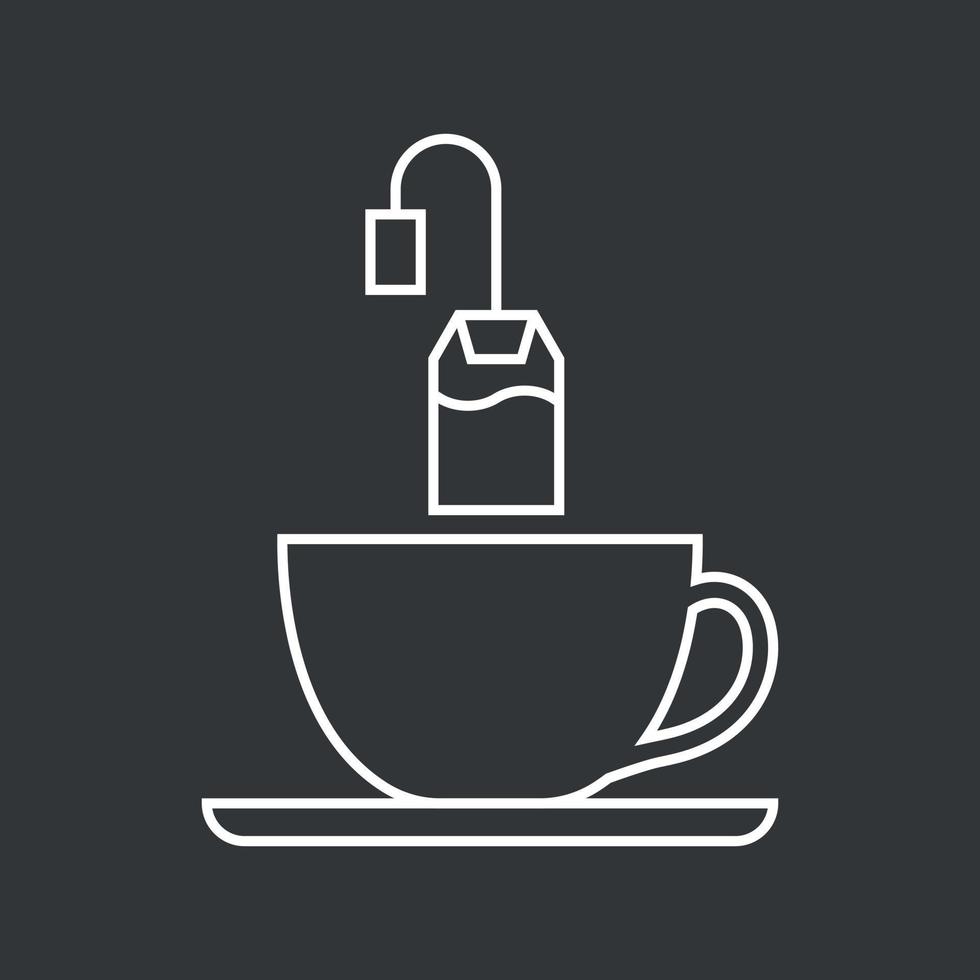 Tea or coffee brewing instruction. Tea, coffee making, brew process icons. Hot drink brew instruction. Cup, mug, kettle, teapot icons. How to make hot drink. Vector illustration