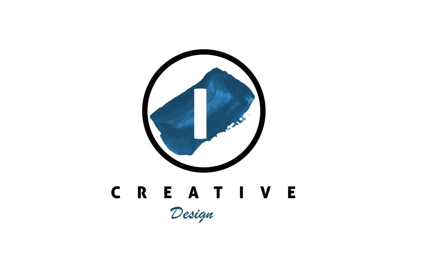 Lettermark brand logo design vector