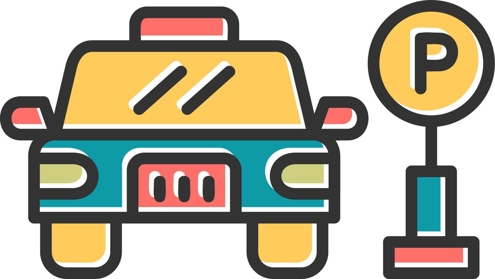 Parking Area Vector Icon