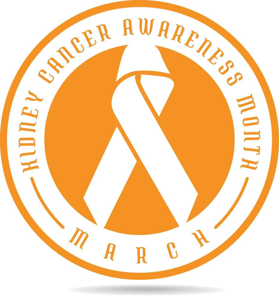 Orange Ribbon Awareness Kidney Cancer Leukemia Limb Difference