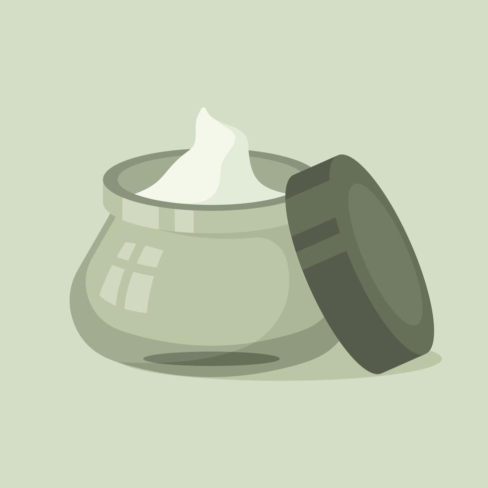 Vector Image Of A Jar With Cosmetic Cream