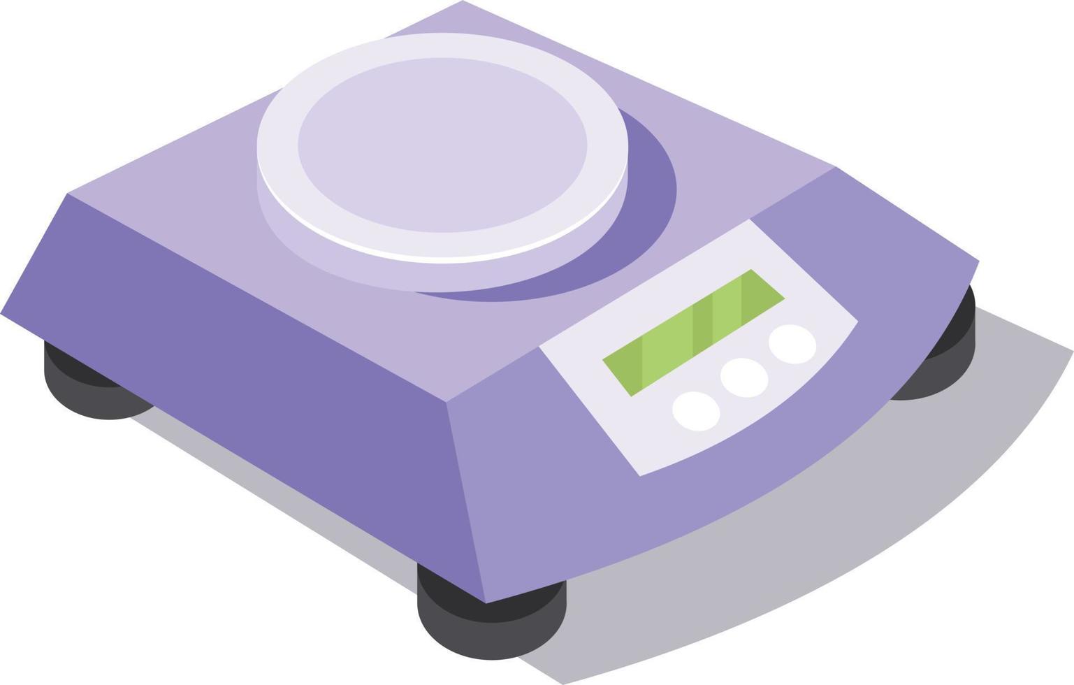 Vector Image Of A Digital Scale