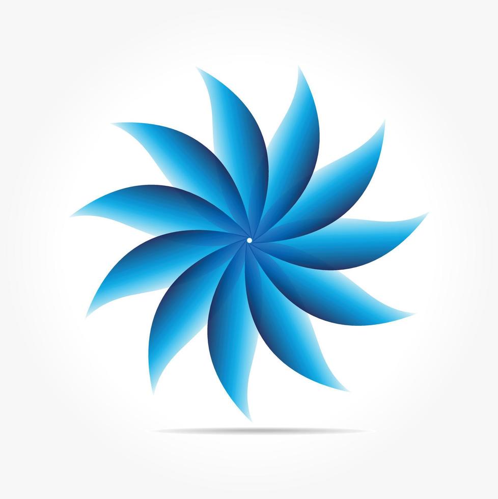 Vector Clip Art Of A Blue Flower 22691304 Vector Art at Vecteezy