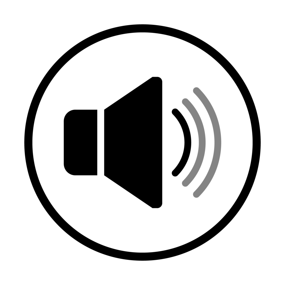 Volume Sound Icon Black png