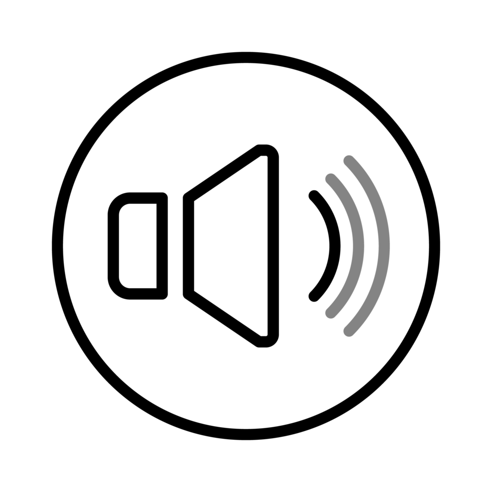 Volume Sound Icon Black png