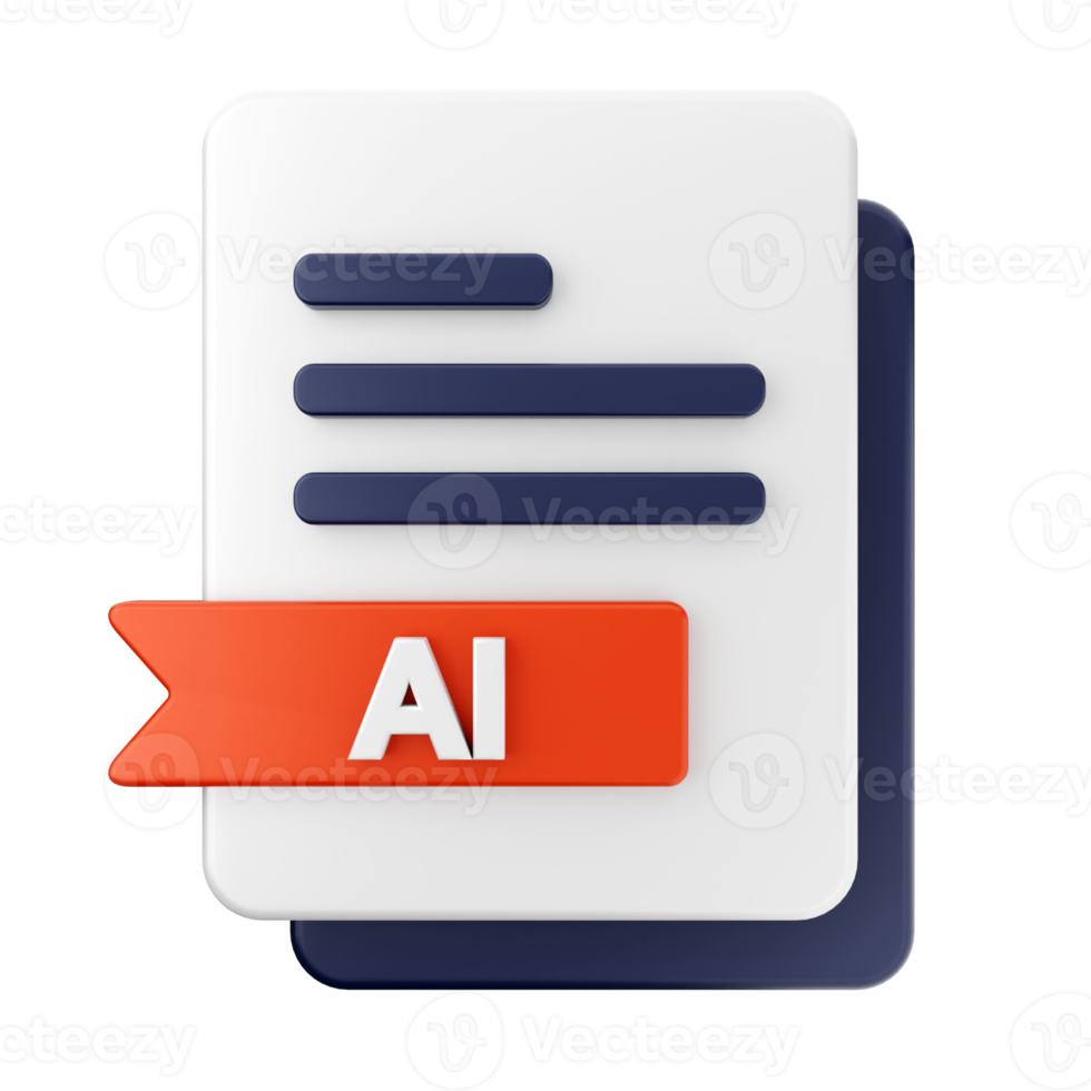 3d file format data icon illustration png