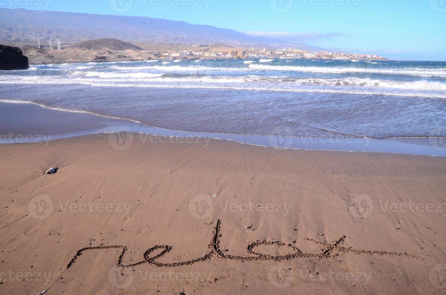 Scenic coastal view photo