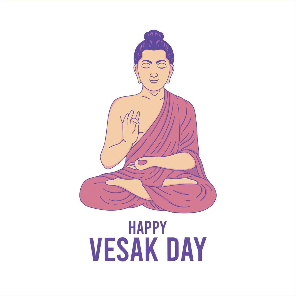 plano antecedentes para vesak festival celebracion vector