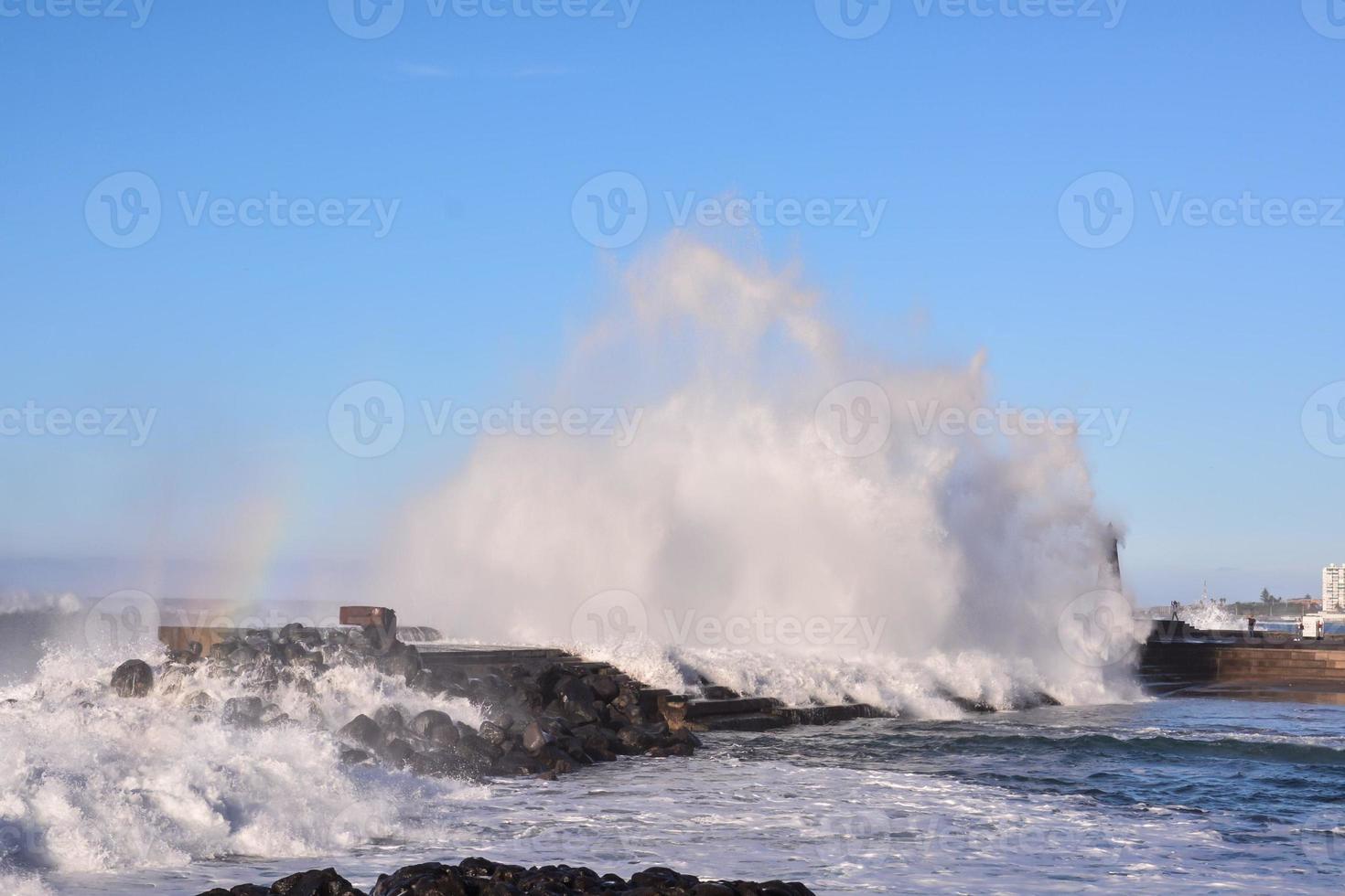 Scenic coastal view photo
