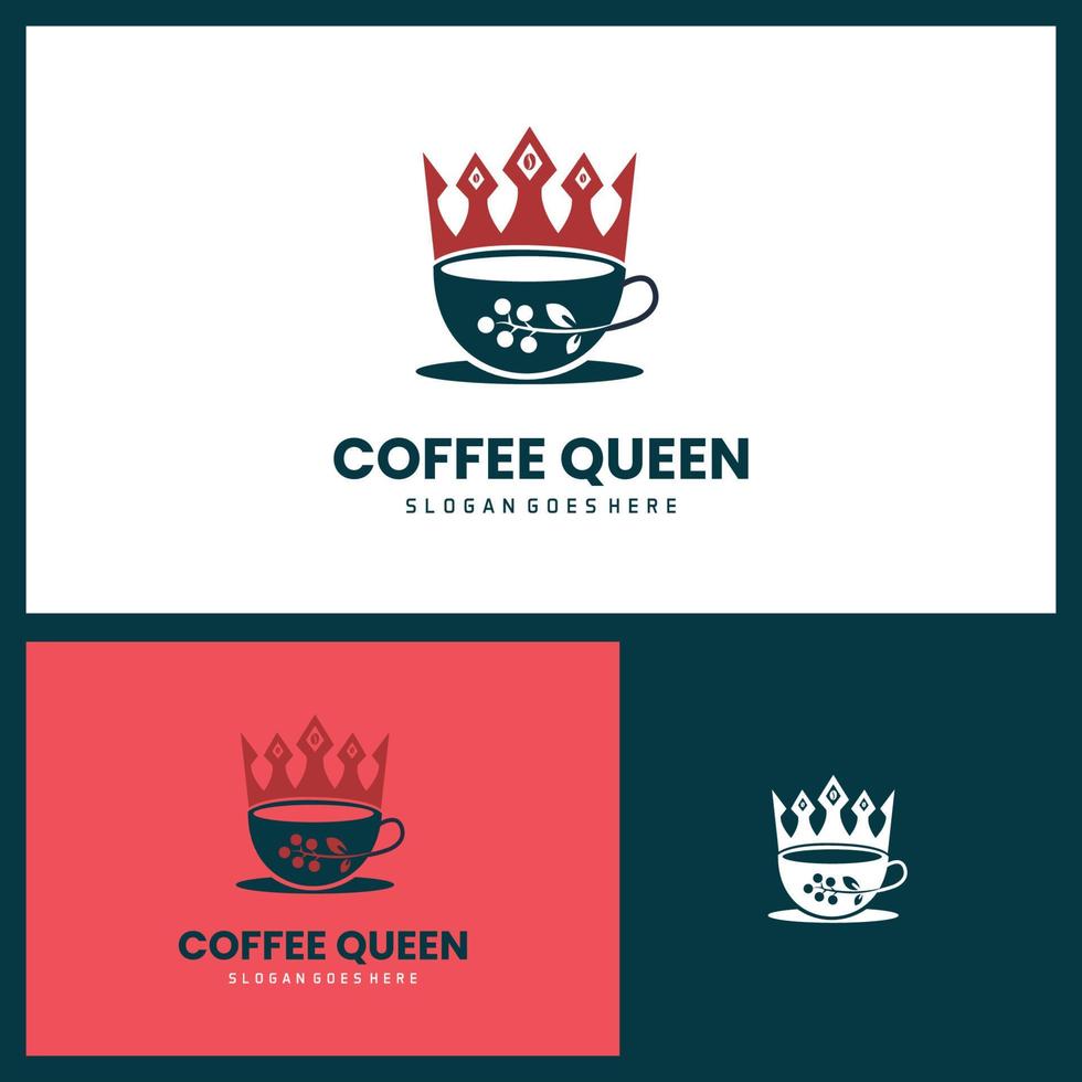 café reina logo vector icono