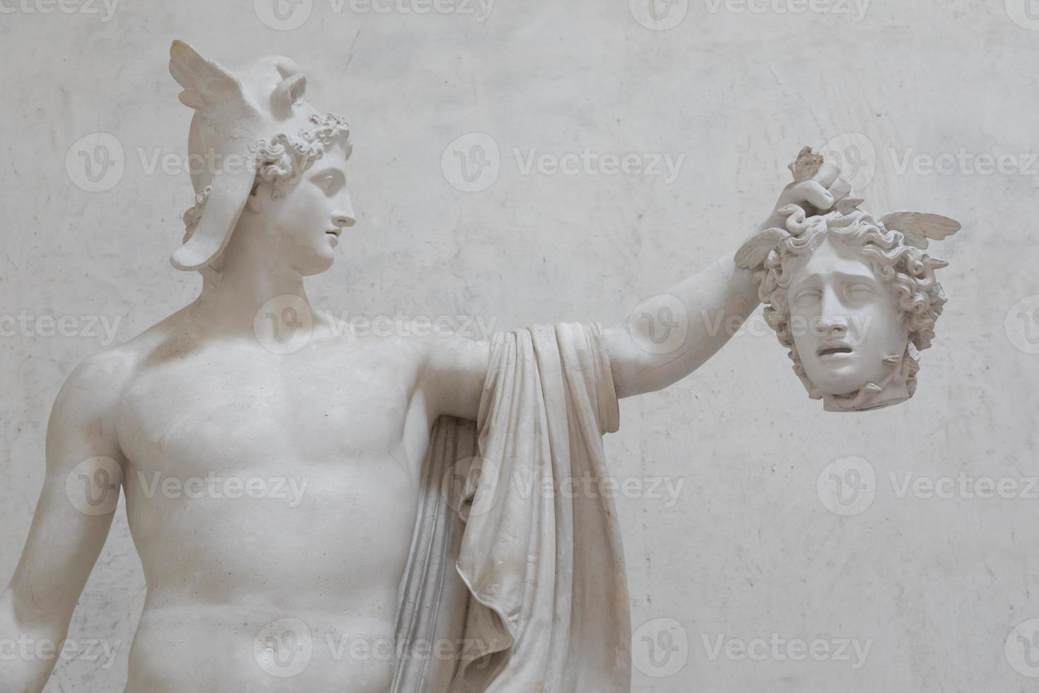 Perseus statue with Medusa, named Perseo Trionfante, by Antonio Canova, 1801 photo