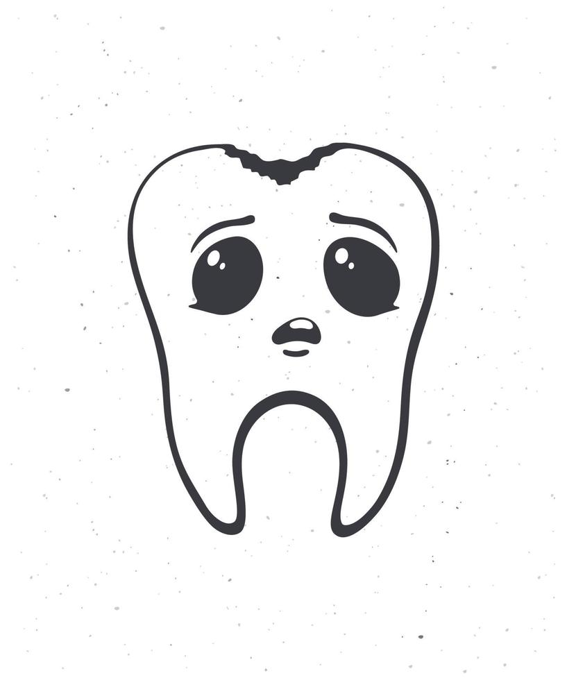 tooth sketch