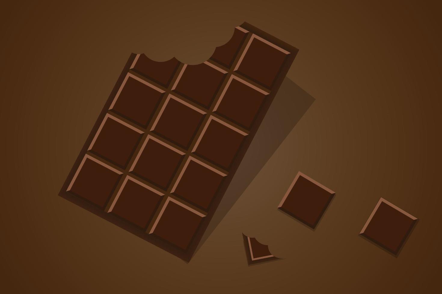 Chocolate design Free Vector