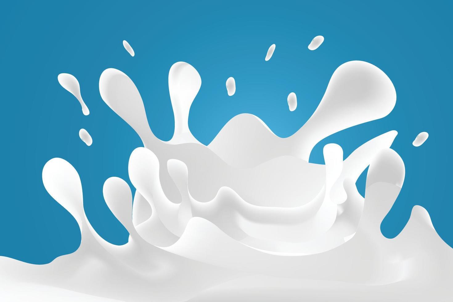 Milk splash background Free Vector