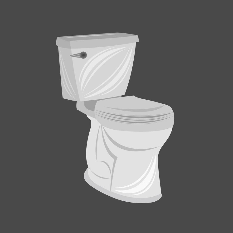 Toilet vector illustration for graphic design and decorative element