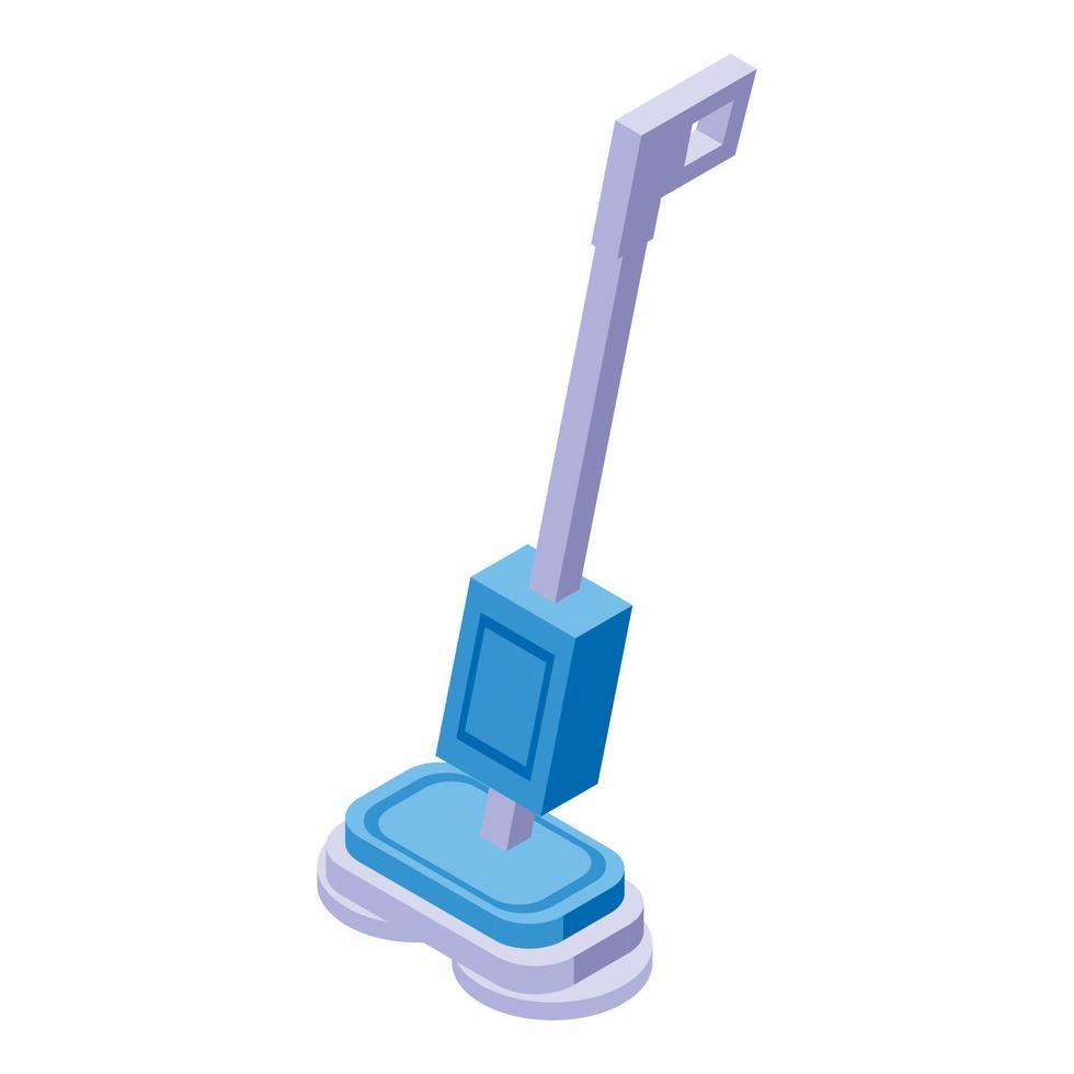 Cleaning mop icon isometric vector. Washing machine vector