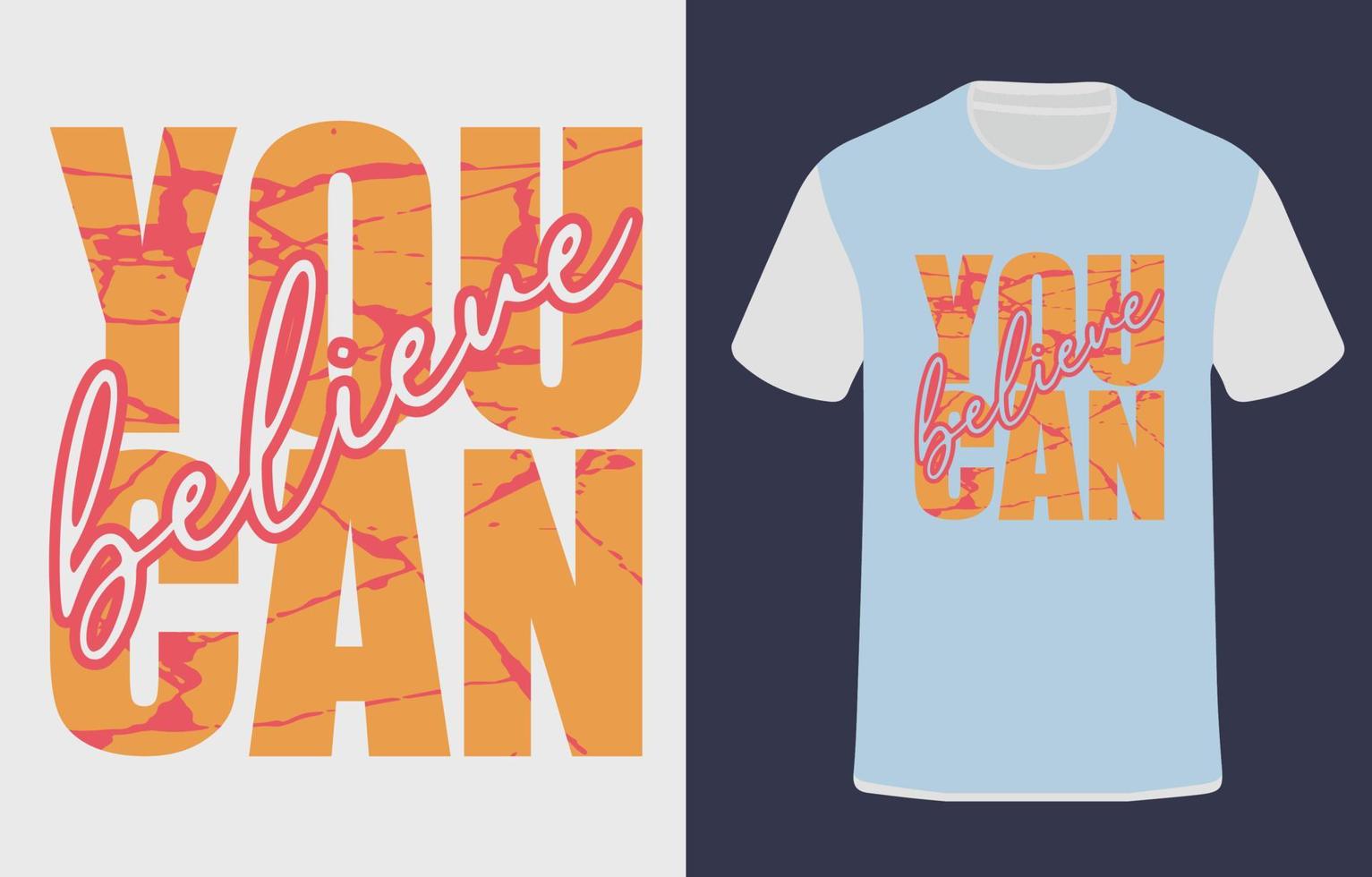 Typographic t shirt design vector