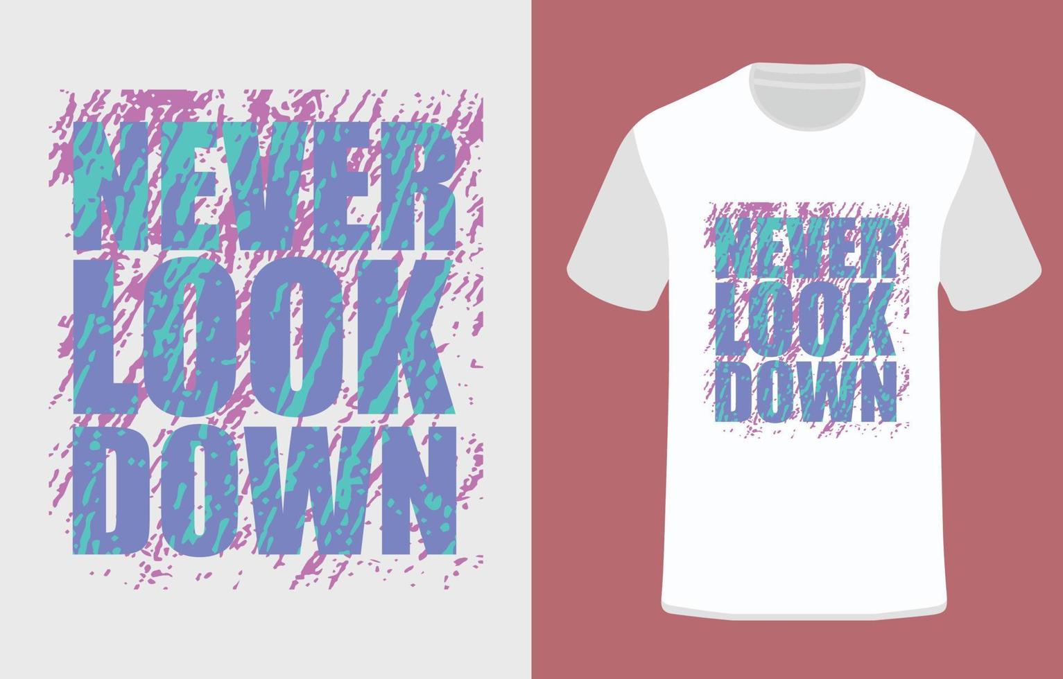 Typographic t shirt design vector