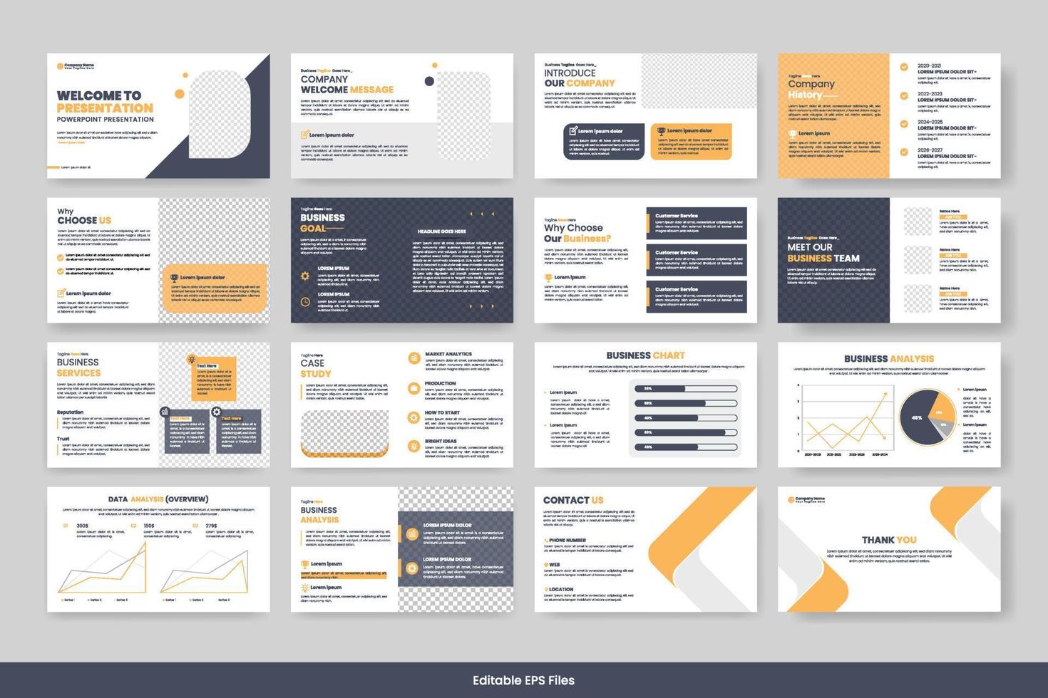 vector negocio PowerPoint presentación diapositivas modelo verde color diseño minimalista negocio diseño modelo diseño