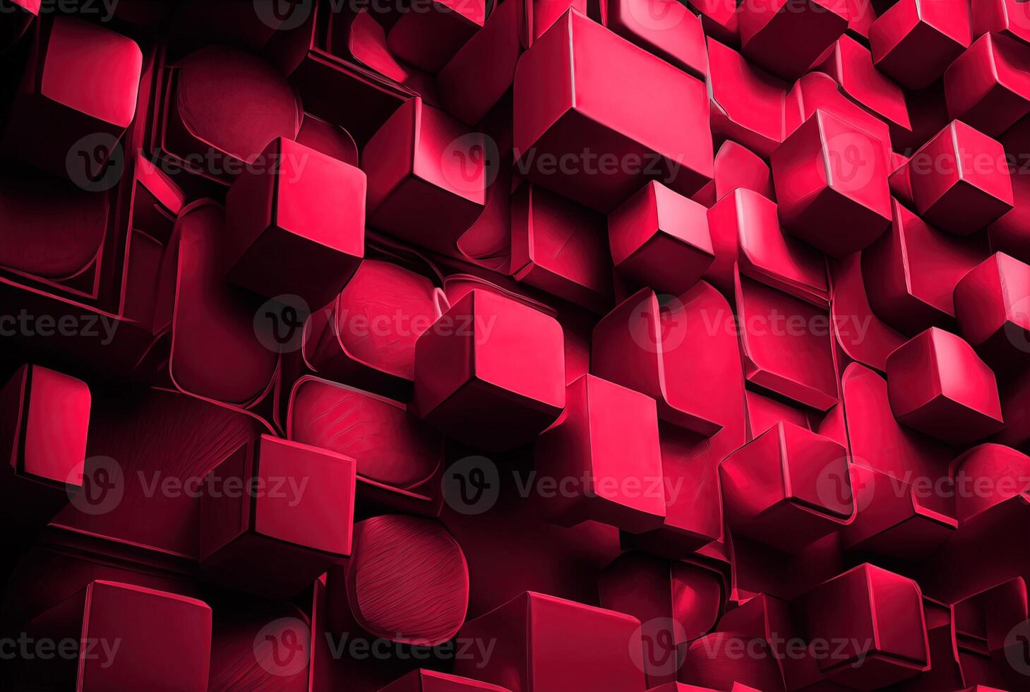 illustration of abstract viva magenta painted texture as concept background with copy space. Pattern in trendy color 2023 year Viva Magenta. Idea and texture backdrop photo