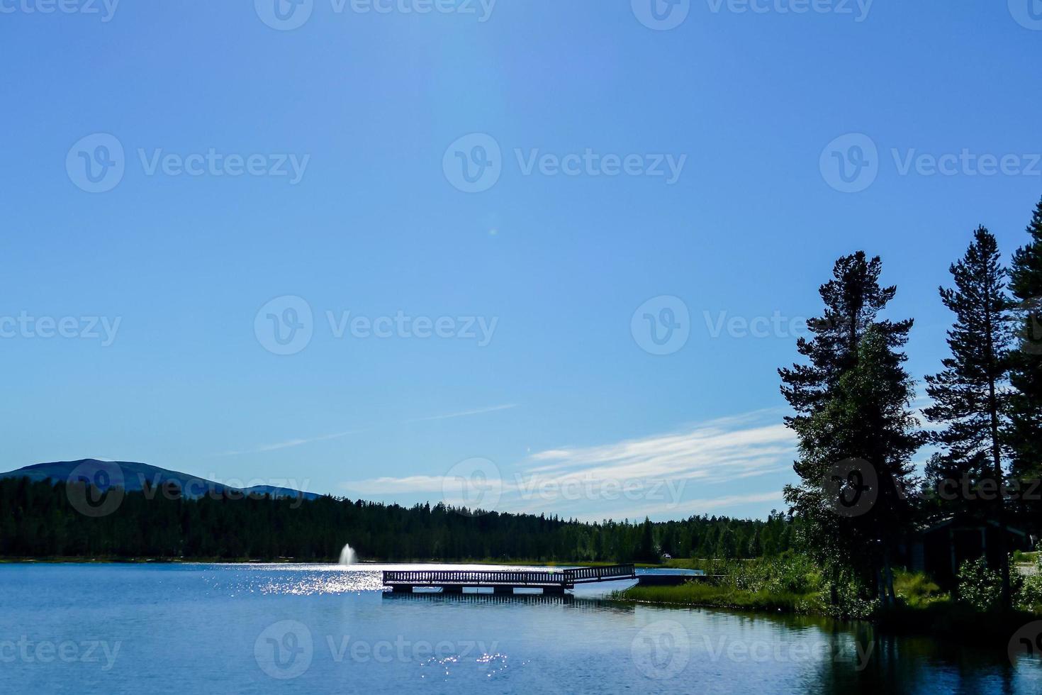 Scenic rural landscape photo