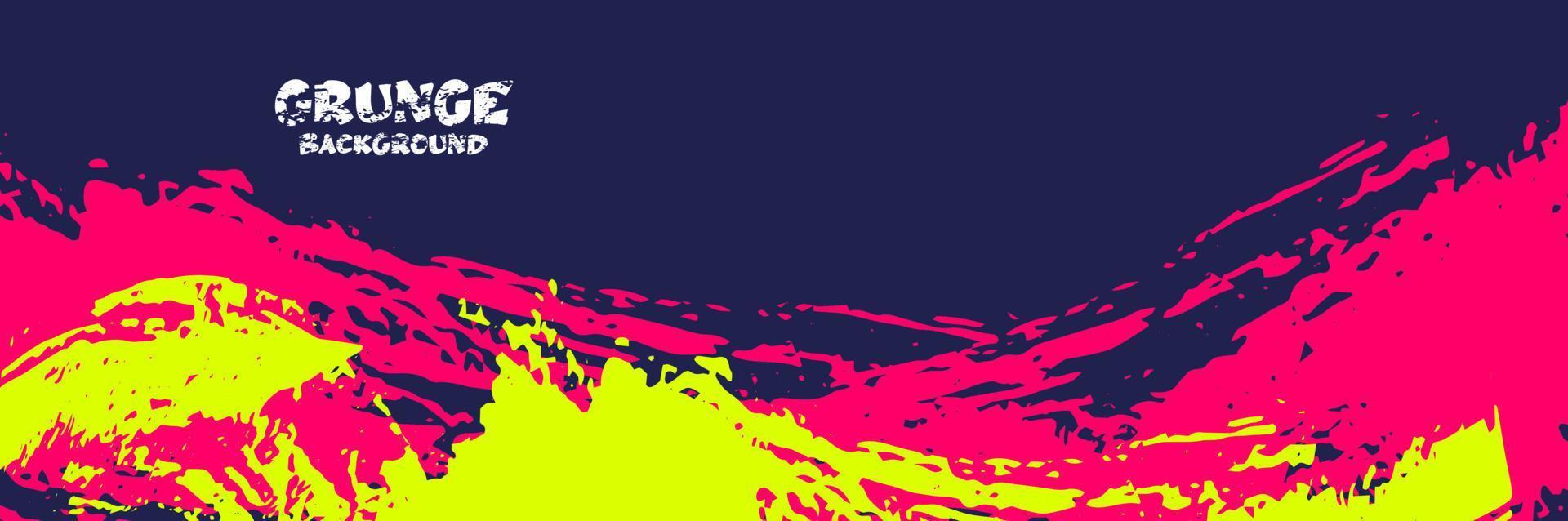 Modern colorful background Grunge brush strokes. Textured background suitable for banners, stories, social media posts, patterns, etc. vector