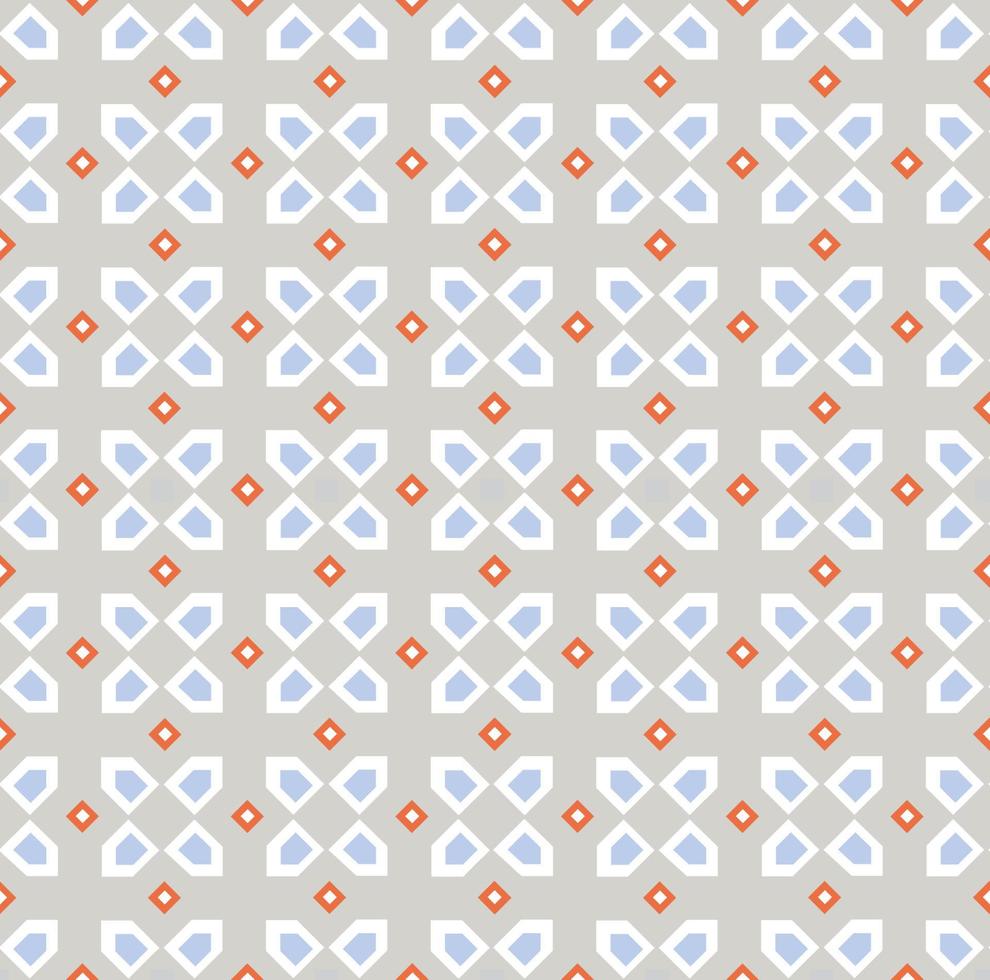 Abstract geoetric line seamless white pattern. Arabesque tile texture in asian decor style vector