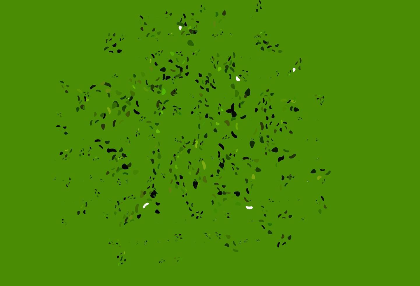 patrón de vector verde claro con formas caóticas.