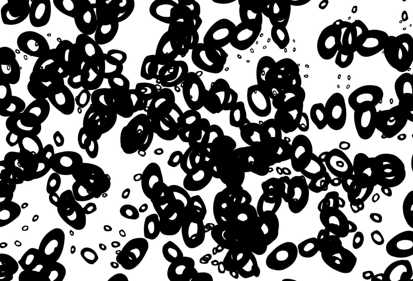 Black and white vector texture with disks.