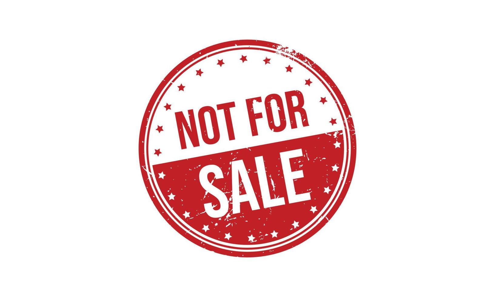 Not For Sale Rubber Stamp. Not For Sale Grunge Stamp Seal Vector Illustration