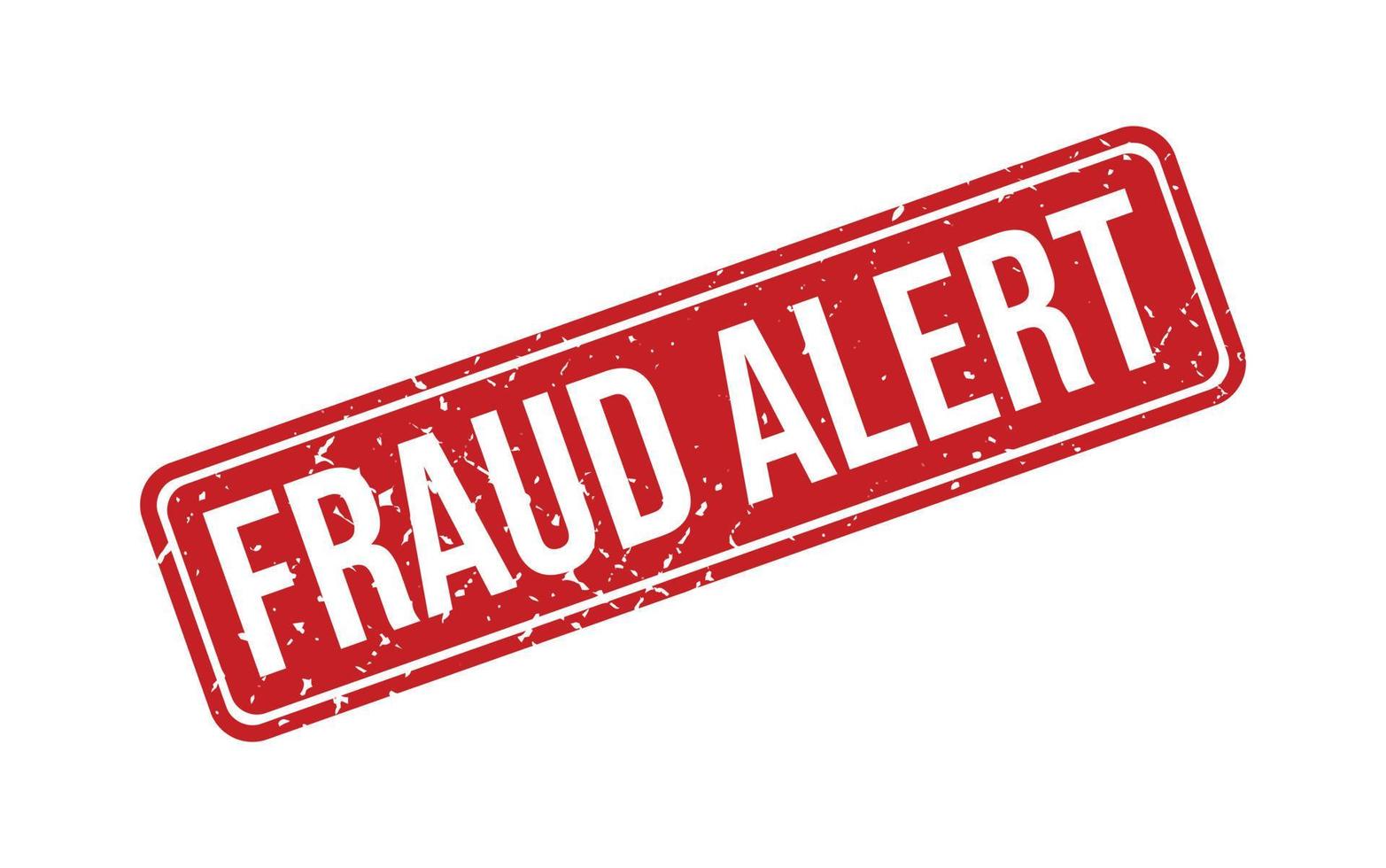 Fraud Alert Stamp Seal Vector Illustration